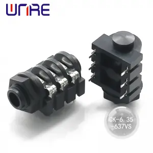 CK-6.35-637VS Headphone Socket, Audio Device connection, black
