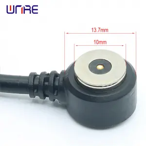 3 In 1 Magnetic Cable Wire 1.4m Female 10mm Magnetic USB Cable Connector