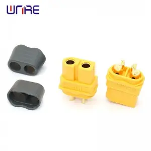 Yellow XT60H-F Plug Connector With Sheath