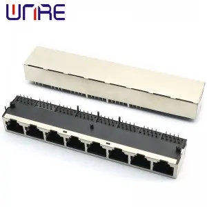 Network Socket Connector Interface RJ45-59-1X8 With Shell Without Spring Telephone Socket