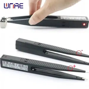 Portable tweezers testing clip positive and negative pole rapid power on detection instrument