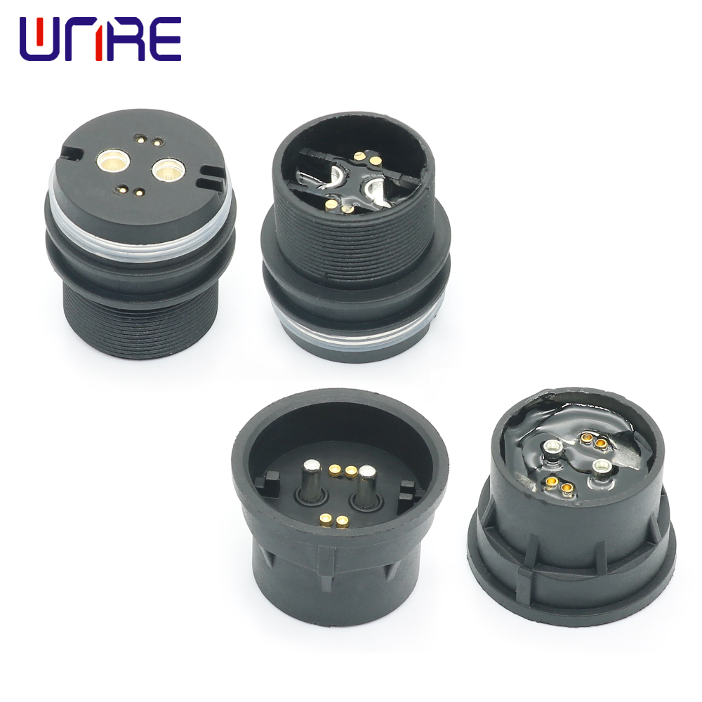 Magnetic Connection Military Waterproof Male Female Adsorption Charging Power Plug
