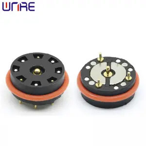 Male Female 4Pin Charging Magnetic Connector Circular Waterproof Strong Suction Pogopin Connector