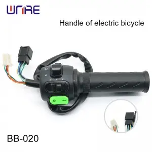BB-020 BB-021 EV Handle Integrated Horn Turn Signals IPX5 Equivalent for Solar Storage Vehicles/E-Mobility Fleets
