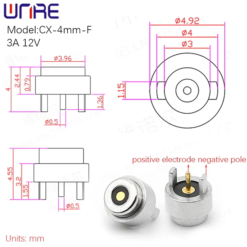 4mm Magnetic Female Connector1