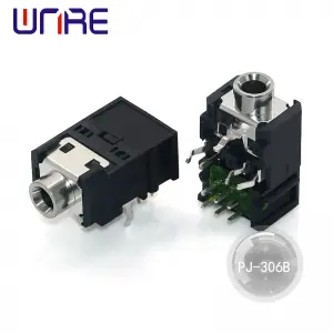 PJ-306B Headphone Socket, High quality, Black