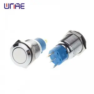 16F flat head normally closed normally open self-locking reset without lamp