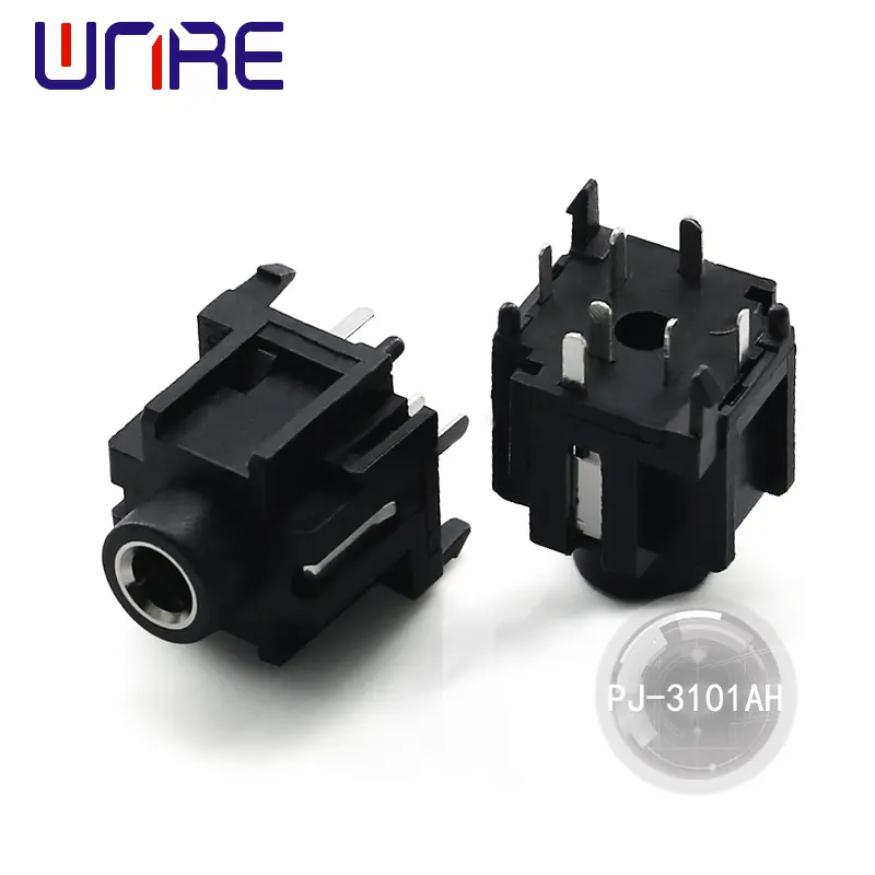 PJ-3101AH Stereo Audio Jack for Headphones Black 3.5mm Featured Image