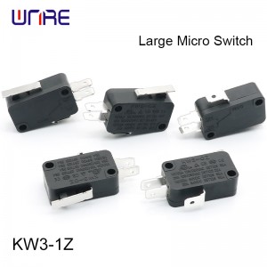 KW3-1Z Largre Micro Switch Short Lever Appliance 16A for Washing Machines Refrigerators and Other Household Devices