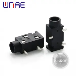 PJ-320B Headphone socket Suitable for most digital devices, black