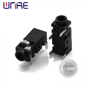 PJ-208B Audio Jack Connector Audio Headphone Headphone Connector Adapter 4 pin