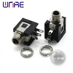 pj-376M Headphone Socket Audio Device, High quality, 3 pin, threaded