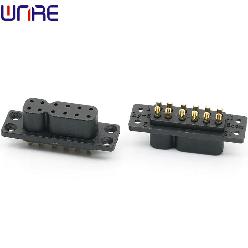 HY-AF10P Wing Connection Socket 5A500V Copper Core Signal Pin Power Interface Male Female Connector4