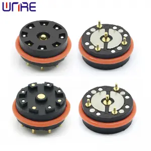 Male Female 4Pin Charging Magnetic Connector Circular Waterproof Strong Suction Pogopin Connector