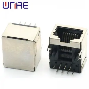 RJ45-56B With Shielding Network Socket Connector Crystal Head Female Horizontal Interface Socket