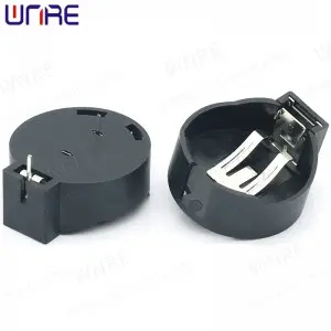 BS-2477 Black BS Battery Holder Coin Cell Button Cell Case Box Battery Socket 5Pcs