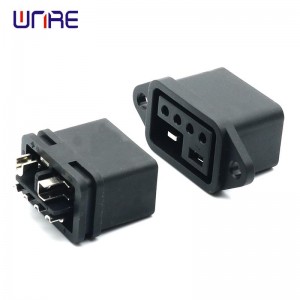 New National Standard Electric Bicycle Socket High Current Male And Female Interface High-temperature Resistant Charging Product DY-R645AG