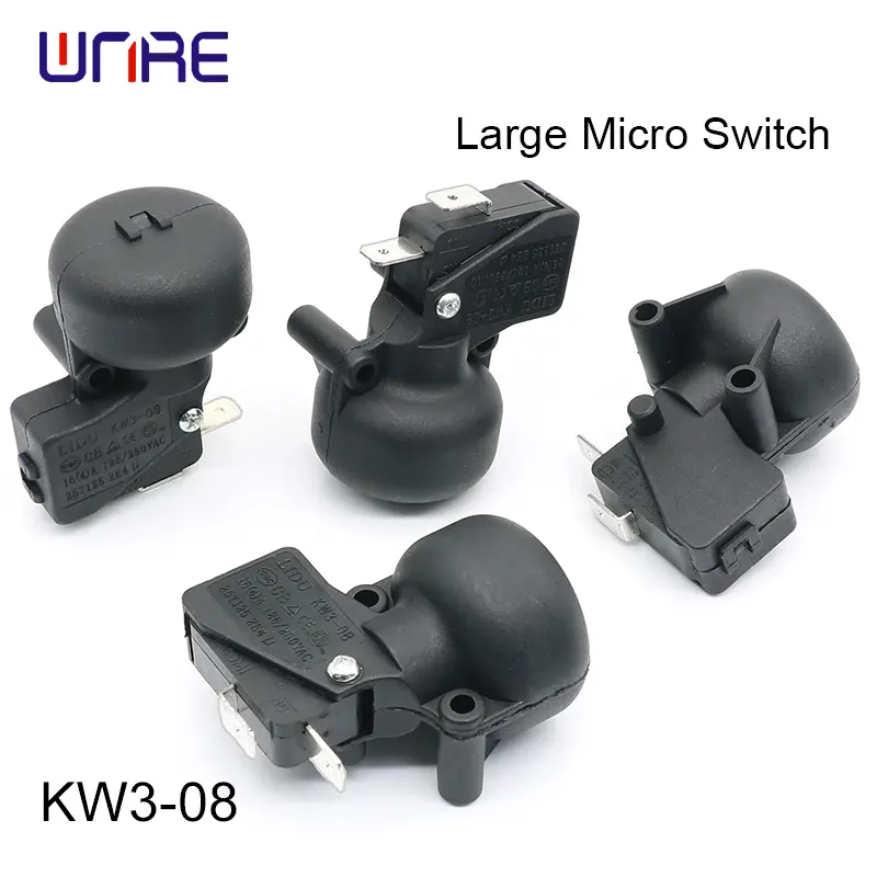 KW3-08 Largre Micro Switch With Steel Ball Anti-Tip Safety Normally Closed 250V 5A for Overload Protection and Limit Control Circuits Featured Image