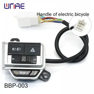 BBP-003 BBP-004 Urban E-Scooter Handlebar Ergonomic Horn  Auto-Resetting Signals for City Riding/Taxi Fleets