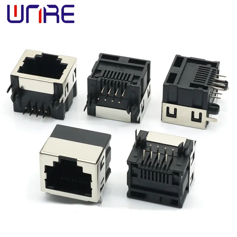Socket RJ45-55 Single Port Half Pack Black 8P Network Connector 1