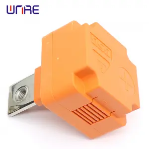 350A Energy storage quick plug automotive high voltage connector orange black