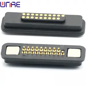 19P Pogopin CZX-E4 Square Male Female Magnetic Connector Charging Socket Connector