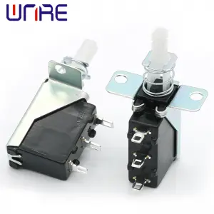 Self-locking Power Switch SW-3-3 White Handle 3pin Home Appliance Switch Button Accessorie