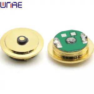 Round 360° strong magnetic male-female connector with PCB