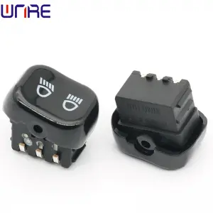 Fault warning button switch electric vehicle double flash emergency lights self-locking button switch
