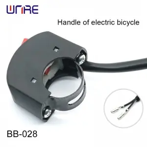 BB-028 Complete E-Bike Handlebar Set Waterproof Horn Turn Signals Throttle Control for Most E-Scooters/Mopeds