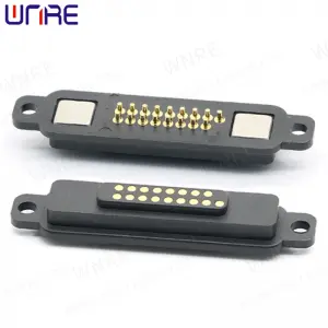 17P Square Magnetic Connector Male Female CZX-D Type Pogopin Magnetic Charger