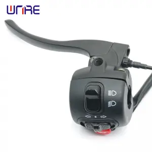 Electric Bicycle Motorcycle Accelerator, Steering Switch Handle Assembly Handle Scooter Handle,Light Horn Button
