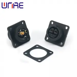 M19-2+0 Male Female Lithium Battery Connector 500V AC Charging Energy Storage Connector Plug