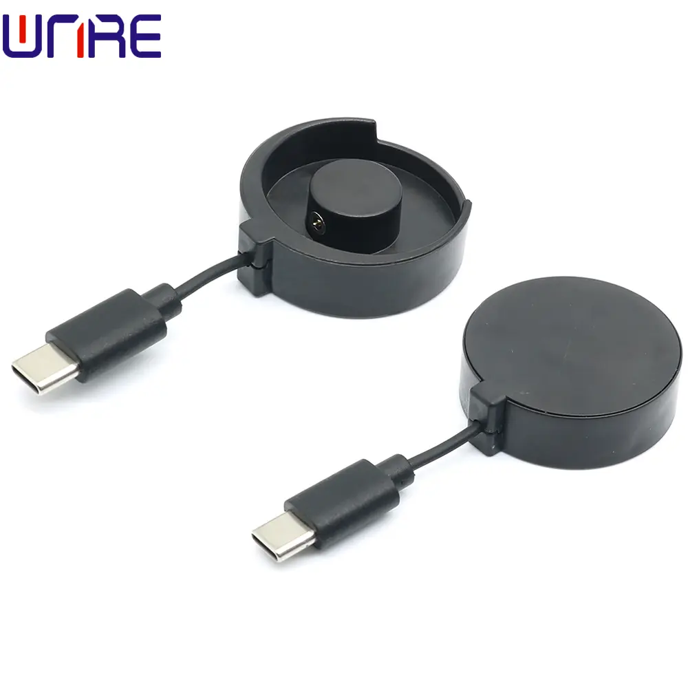 Circular Magnetic Charging Compartment With Android Type-C Interface Male Female Socket Connector