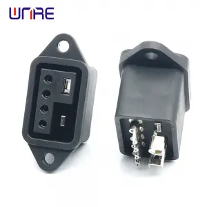 New National Standard Electric Bicycle Socket High Current Male And Female Interface High-temperature Resistant Charging Product