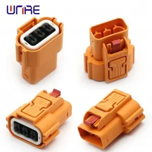 Factory direct sales custom metal parts, small current accessories, plugs, three-core high voltage connectors