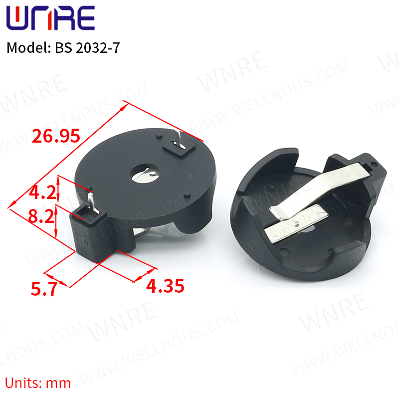5Pcs BS 2032-7 BS Battery Holder Battery Storage Socket Case Box Coin Cell Button Cell Socket2