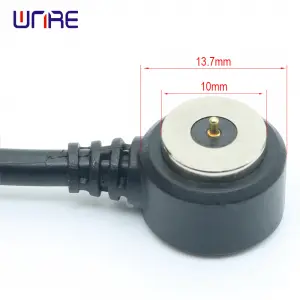 2 In 1 Connector Magnetic Cable Male 10mm Magnetic USB Cable 1.4m