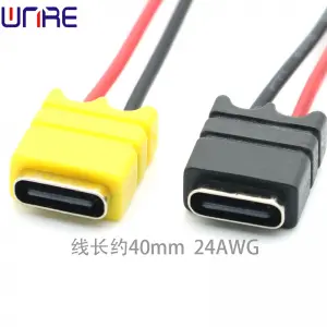 TYPE-C-00080 Waterproof Socket Female 2P Electronic Product USB Connector Power Connection