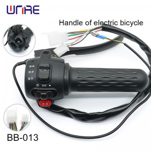 BB-012 BB-013 Heavy-Duty E-Bike Handlebar: IPX5 Waterproof, Wear-Resistant Switches for Delivery Fleets/Industrial EVs