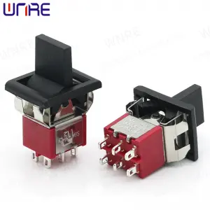 RLS-223-F1 Double Reset 6pin Rocker Switch Electronic Products Aaccessories Toggle Switch