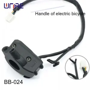 BB-024 Universal E-Bike Handlebar with Horn Turn Signals Throttle for Electric Scooters/Mopeds