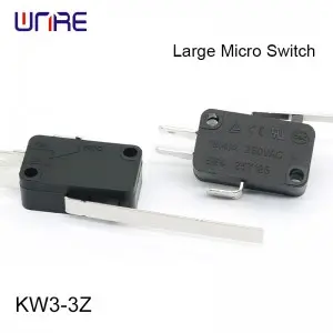 KW3-3Z Largre Micro Switch Industrial Grade 16A 250V Long Lever Type for Machinery and Production Equipment New Energy