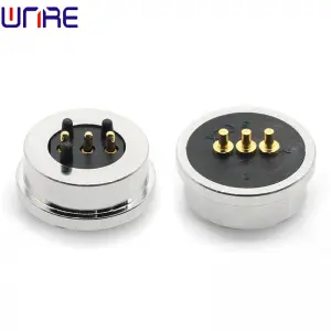 Circular Magnetic Connector 3Pin Charging Port 2A12V Male Female Socket Pogopin Connector