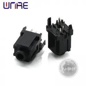 pj-3101 Headphone Socket, black, improves audio effects and recording efficiency