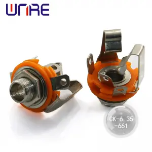 High Quality Transfer CK-6.35-661 Headphone Socket, Orange