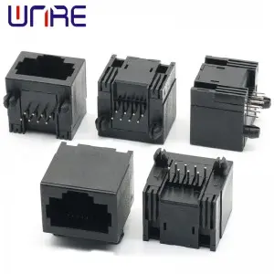 RJ45-56 Without Light Full Plastic New Mold Connector Crystal Network Socket Connector Interface