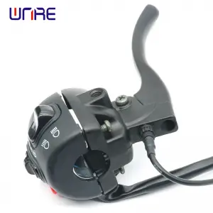 Electric Bicycle Motorcycle Accelerator, Steering Switch Handle Assembly Handle Scooter Handle,Light Horn Button
