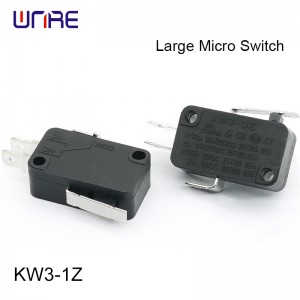 KW3-1Z Largre Micro Switch Short Lever Appliance 16A for Washing Machines Refrigerators and Other Household Devices