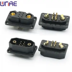 HY2+6P Plug Copper Material Connector Interface Male Female Lithium Battery High Current Connector